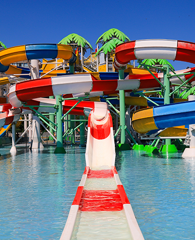 Heated aquatic parks