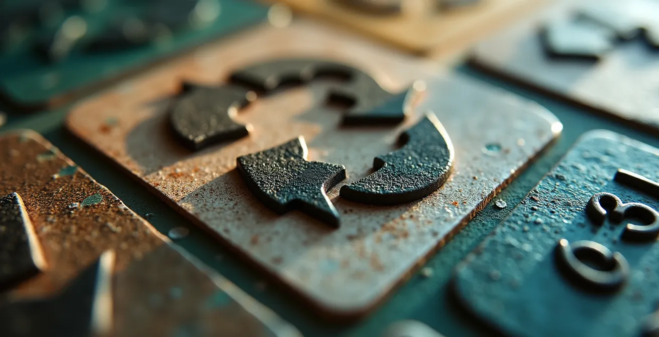 Close-up macro shot of international recycling symbols on sustainable materials